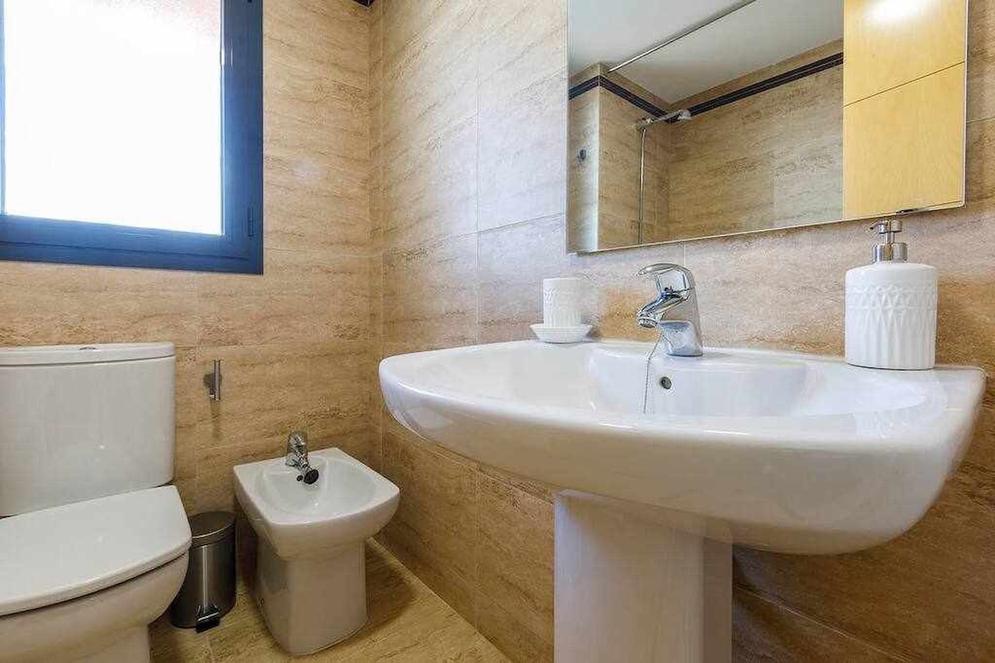 Bathtub, hair dryer
