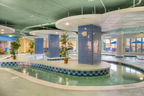 Indoor pool, outdoor pool