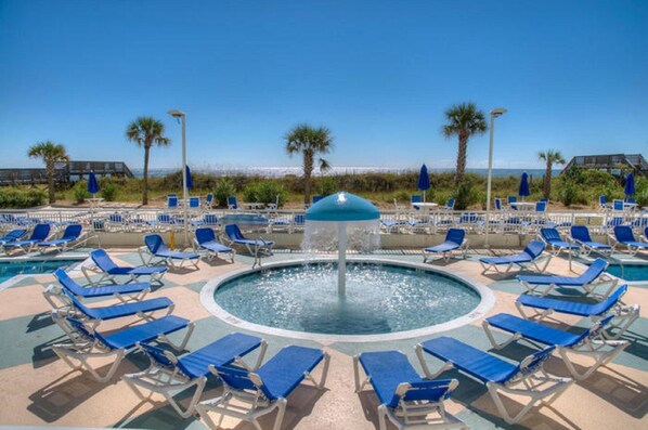 Indoor pool, outdoor pool
