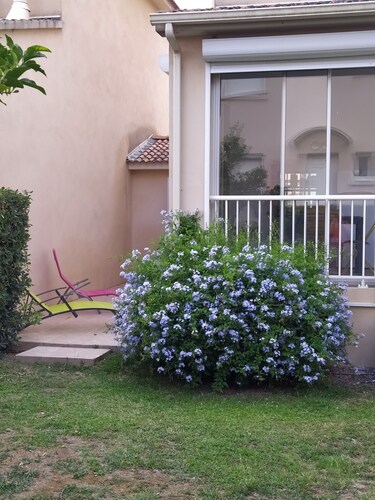 Maison 6 pers. accès direct   plage(100 mètres à pied)