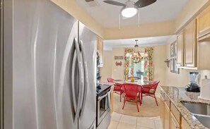 Fridge, microwave, oven, stovetop - 2Bed + 2Bath Blocks from the Beach (St. Augustine)
