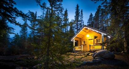 Historic LOG CABIN- Queen Bed, Wood Burning Fireplace