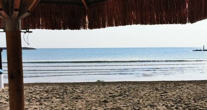 Mini apartment a stone's throw from the beach with parking space