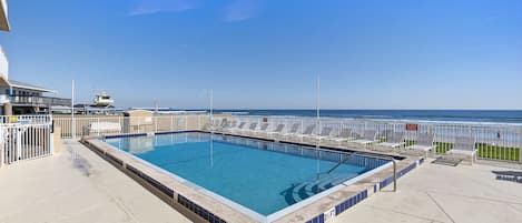 Una piscina climatizada