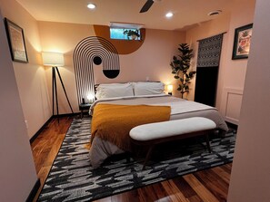 1 多间卧室、熨斗/熨衣板、免费 WiFi、床单