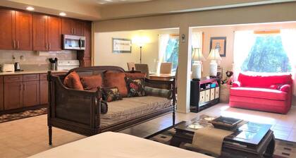 Family friendly, Full Kitchen, EV Charger Level 2, A/C, Easy Parking, Fireplace