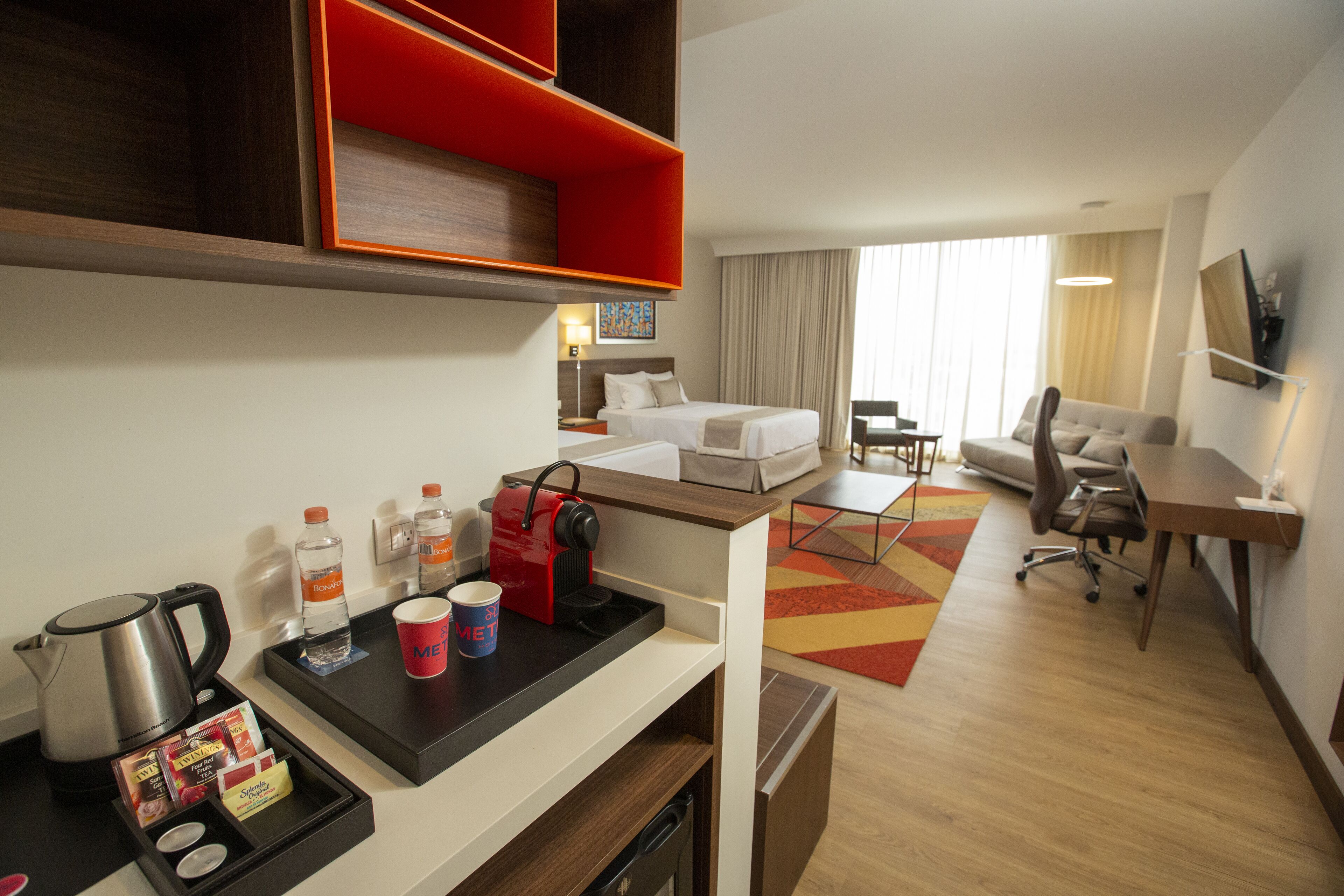 family double room | premium bedding, minibar, in-room safe, individually decorated