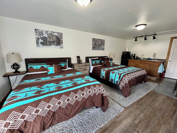 1 slaapkamer, een strijkplank/strijkijzer, gratis wifi, beddengoed