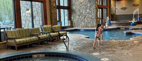 Indoor pool, outdoor pool