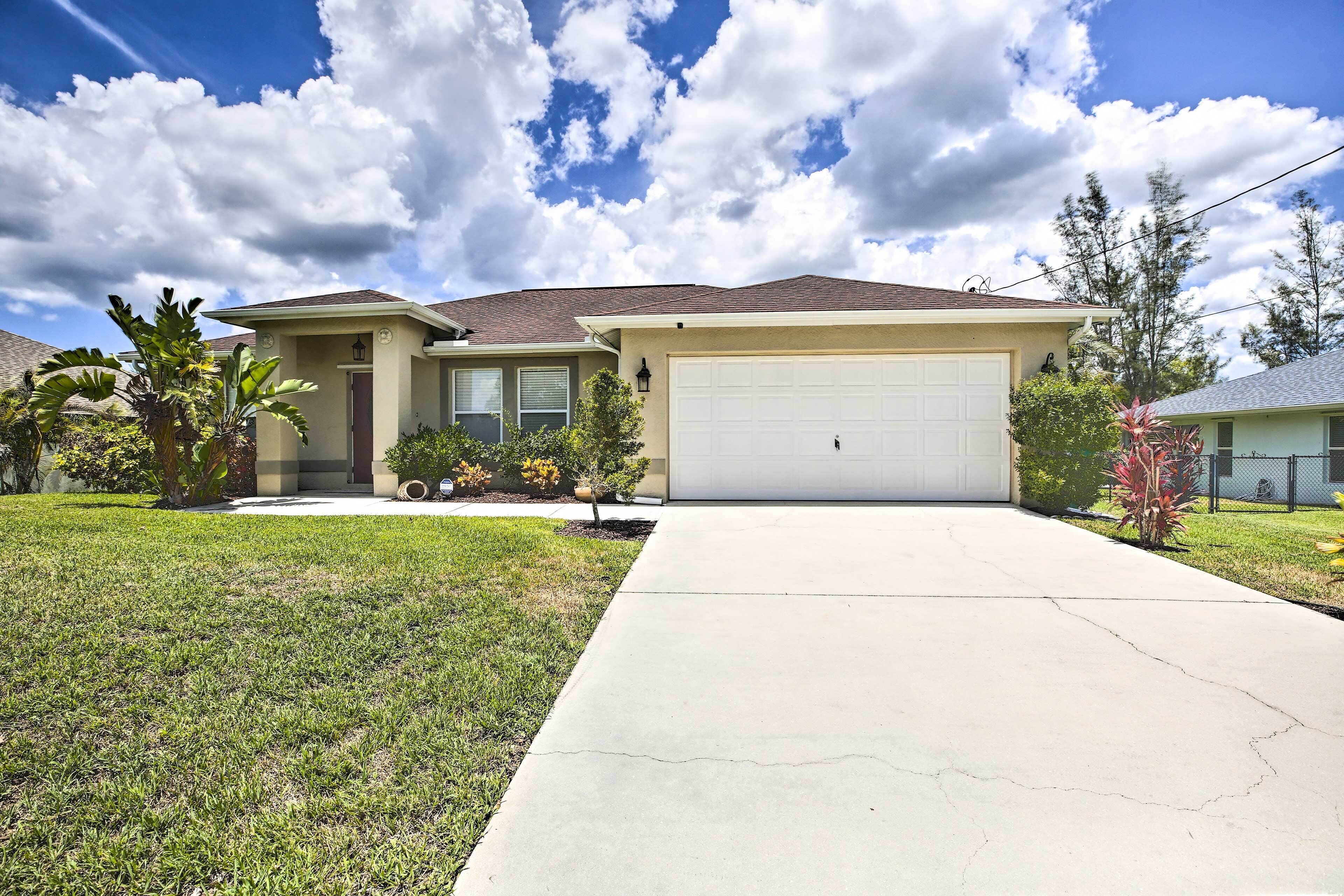 Cape Coral Canalfront Home with Pool + Dock