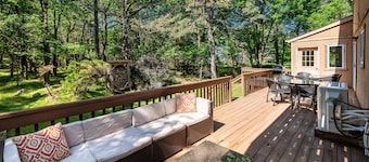 Inn Kognito 4 Modern Farmhouse, Fireplace, HOT TUB, Sauna, Fire Pit, game room