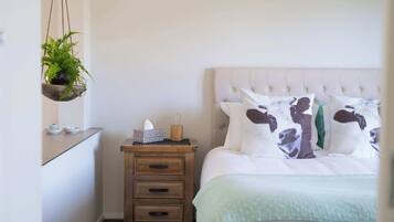 2 bedrooms, desk, iron/ironing board, WiFi