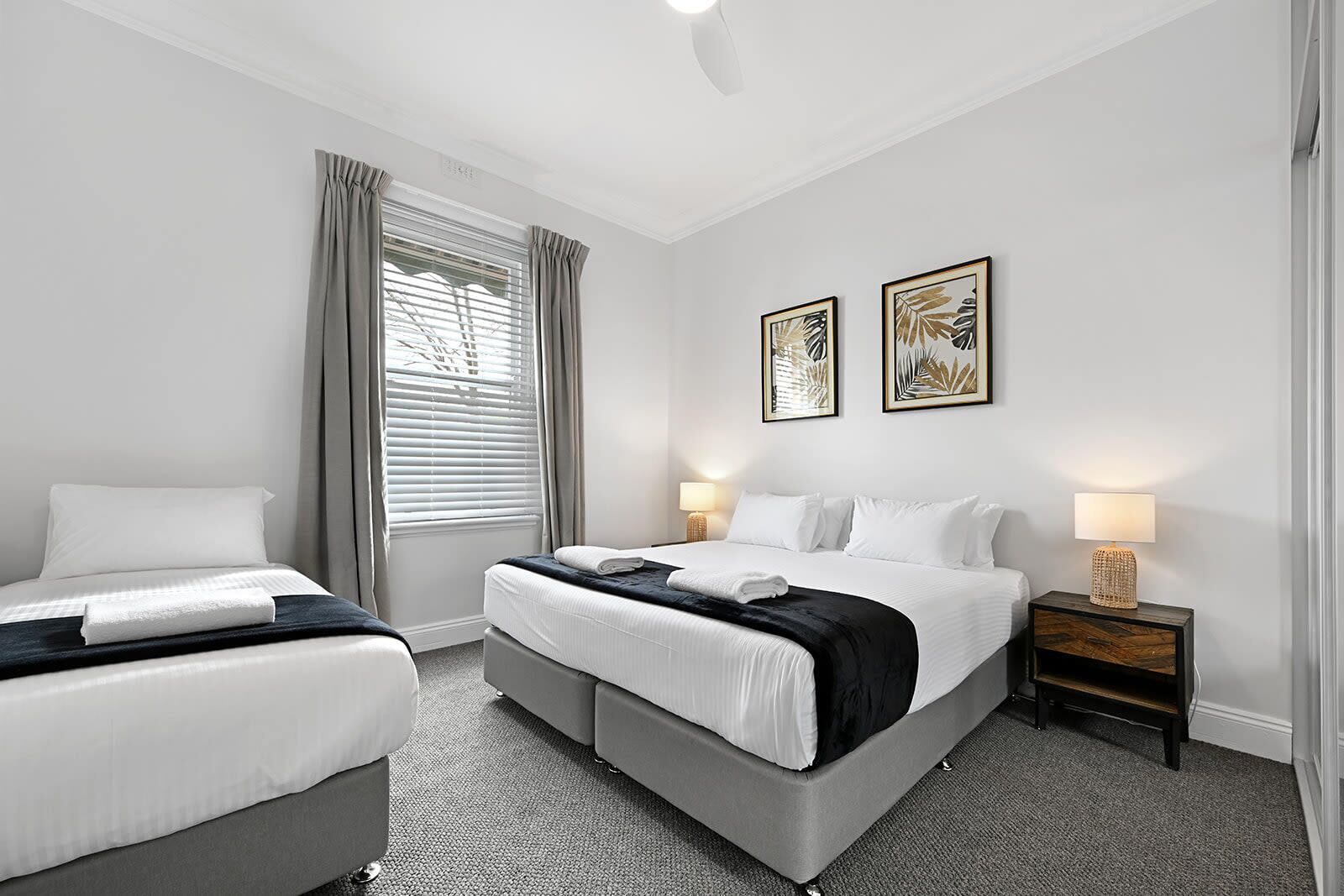 4 bedrooms, iron/ironing board, travel cot, WiFi