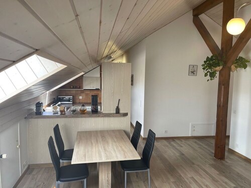 Schöne Wohnung für 4 Personen mit  W-LAN, TV und Balkon