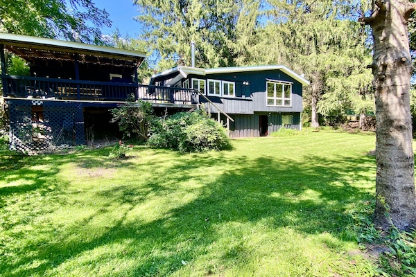 view of house from backyard