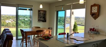 Stunning water views in a peaceful setting with all the comforts of home.