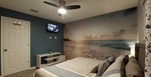 6 habitaciones, escritorio y tabla de planchar con plancha 