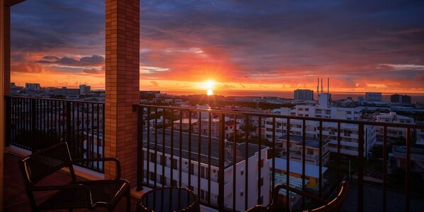 Vue depuis le balcon