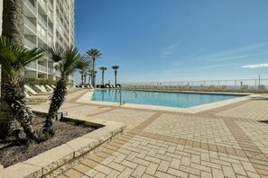 Indoor pool, a heated pool