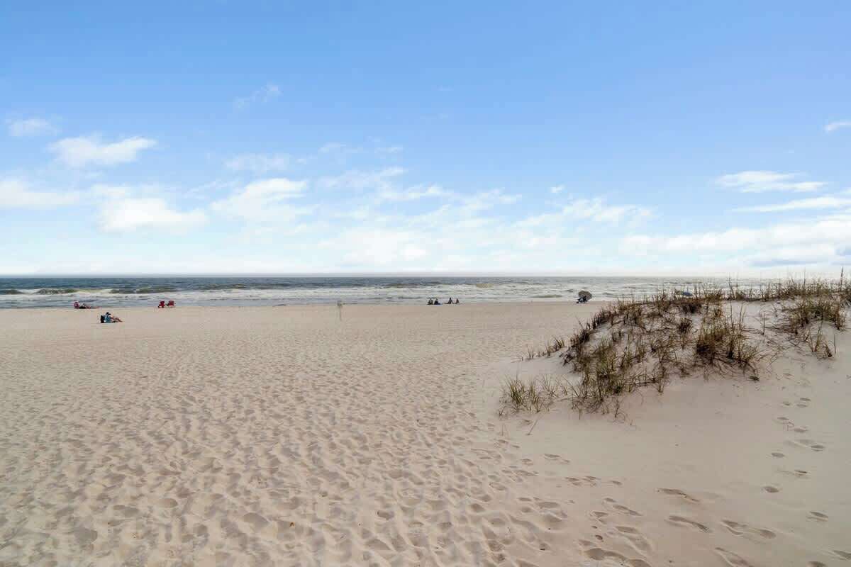 On the beach
