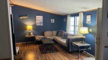 TV connectée, cheminée, baby-foot