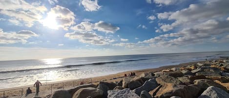 On the beach