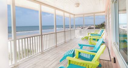 4BR 2BA Oceanfront / Classic Beach Bungalow ~ Barefoot Bungalow