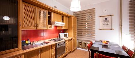 Appartement Tradition, 2 chambres, vue ville | Cuisine privée