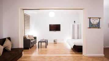 Traditioneel appartement, 2 slaapkamers, uitzicht op stad | 2 slaapkamers, reisbedje, gratis wifi, beddengoed