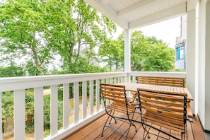 Outdoor dining - Strandvilla Meeresblick Wohnung 04 (Ostseebad Boltenhagen)