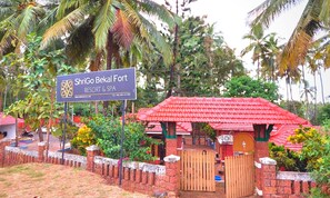 Voorkant van accommodatie