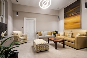 TV connectée, cheminée