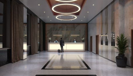 Reception. Hotel La Tour