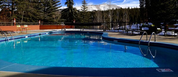 Indoor pool, outdoor pool