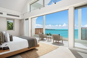 9 bedrooms, iron/ironing board, WiFi, bed sheets - La Mer Villa, Oceanfront Luxury on Sapodilla Bay (Providenciales)
