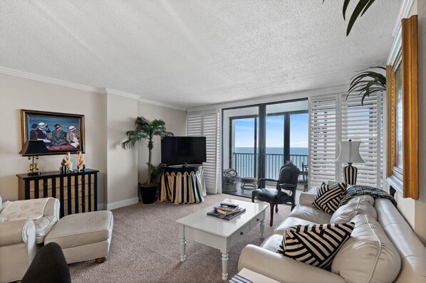 Smart TV, books - ~ Beachfront Beauty ~ Oceanfront Escape! (Myrtle Beach)