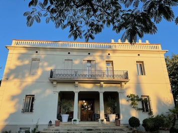 Facade with Loggia and main entrance