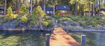 Runabout Lakefront. Private beach and pier