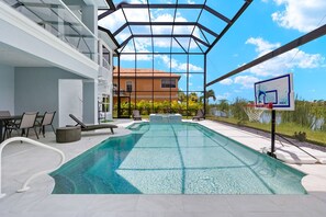 Una piscina climatizada