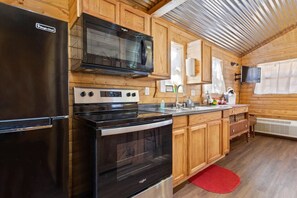 Private kitchen - ALL 3 Lost Cabins (Fredericksburg)