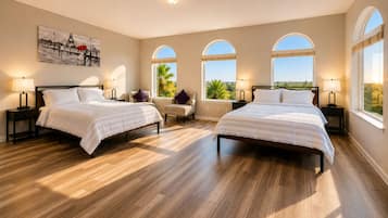 6 Schlafzimmer, Zimmersafe, Schreibtisch, Bügeleisen/Bügelbrett