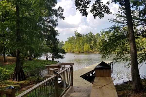 New walkways and decking to pier.