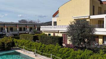 Una piscina riscaldata