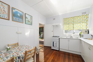 Fridge, microwave - WALK TO THE BEACH FROM THIS KILLICK CREEK HIDEAWAY (Crescent Head)