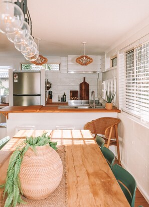 Dining - HAVANA ON PACIFIC - RENOVATED HOME WITH POOL (Crescent Head)