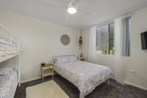 2 bedrooms, iron/ironing board