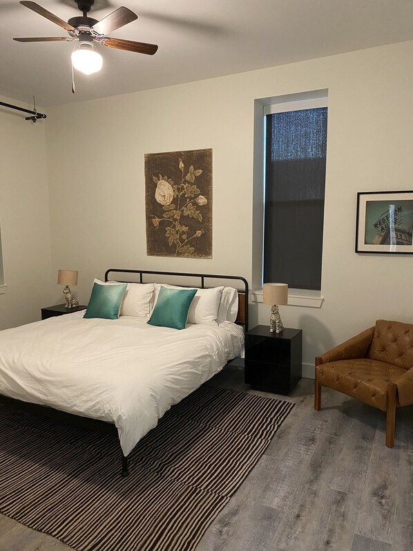 2 bedrooms, iron/ironing board, free WiFi, bed sheets