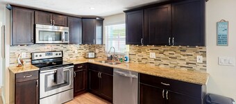 Bright Home with Private Pool, High-Speed WiFi, Firepit, Outdoor Bar, and Grill