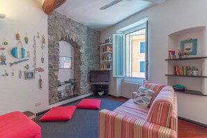 Living area - CASA GIADA - A stone's throw from the port of Camogli (Camogli)