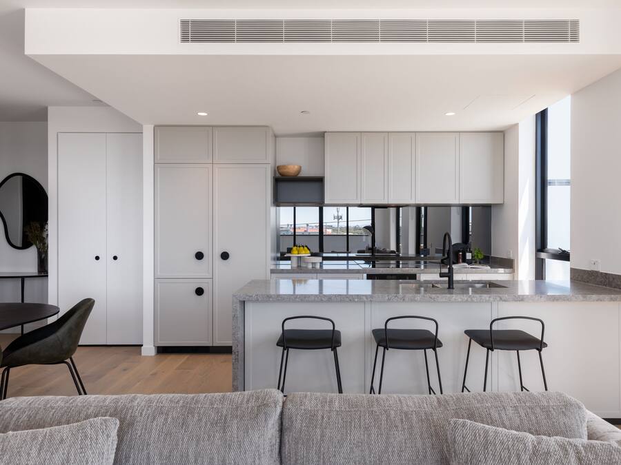 One Bedroom with Balcony | Private kitchen | Microwave, stovetop, dishwasher, electric kettle